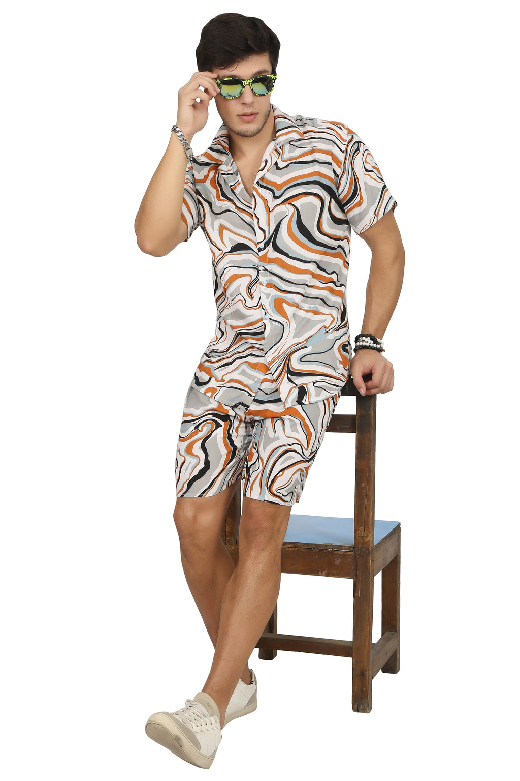 Grey "Craft" Rayon Co-ord Set