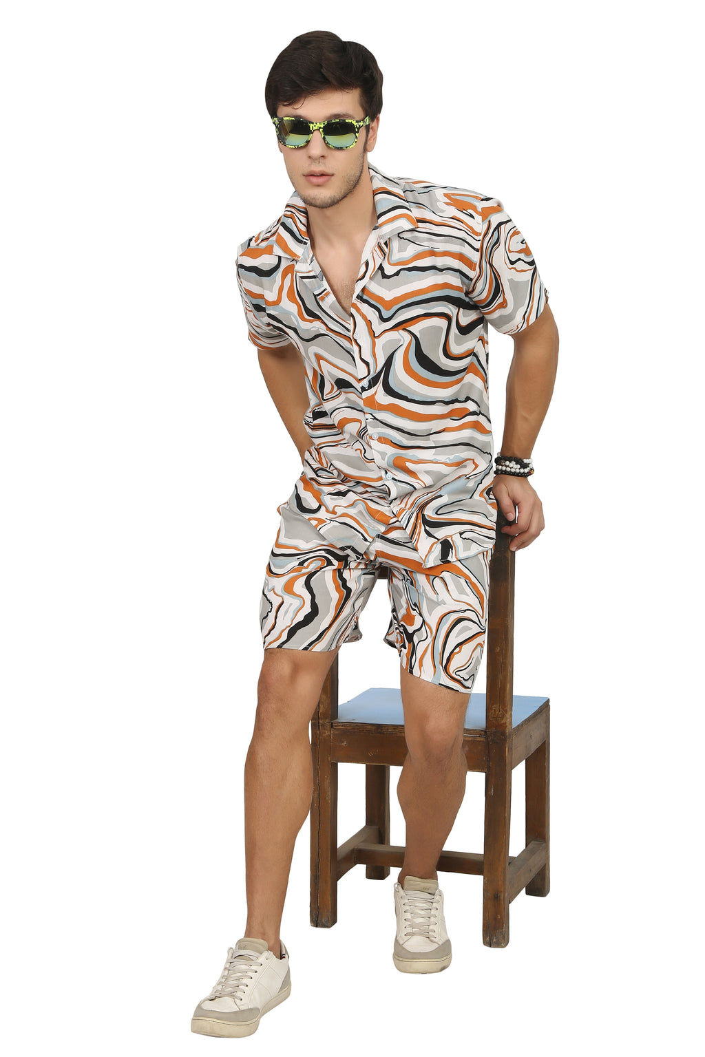 Grey "Craft" Rayon Co-ord Set