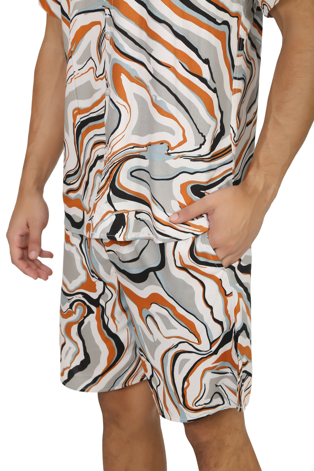 Grey "Craft" Rayon Co-ord Set