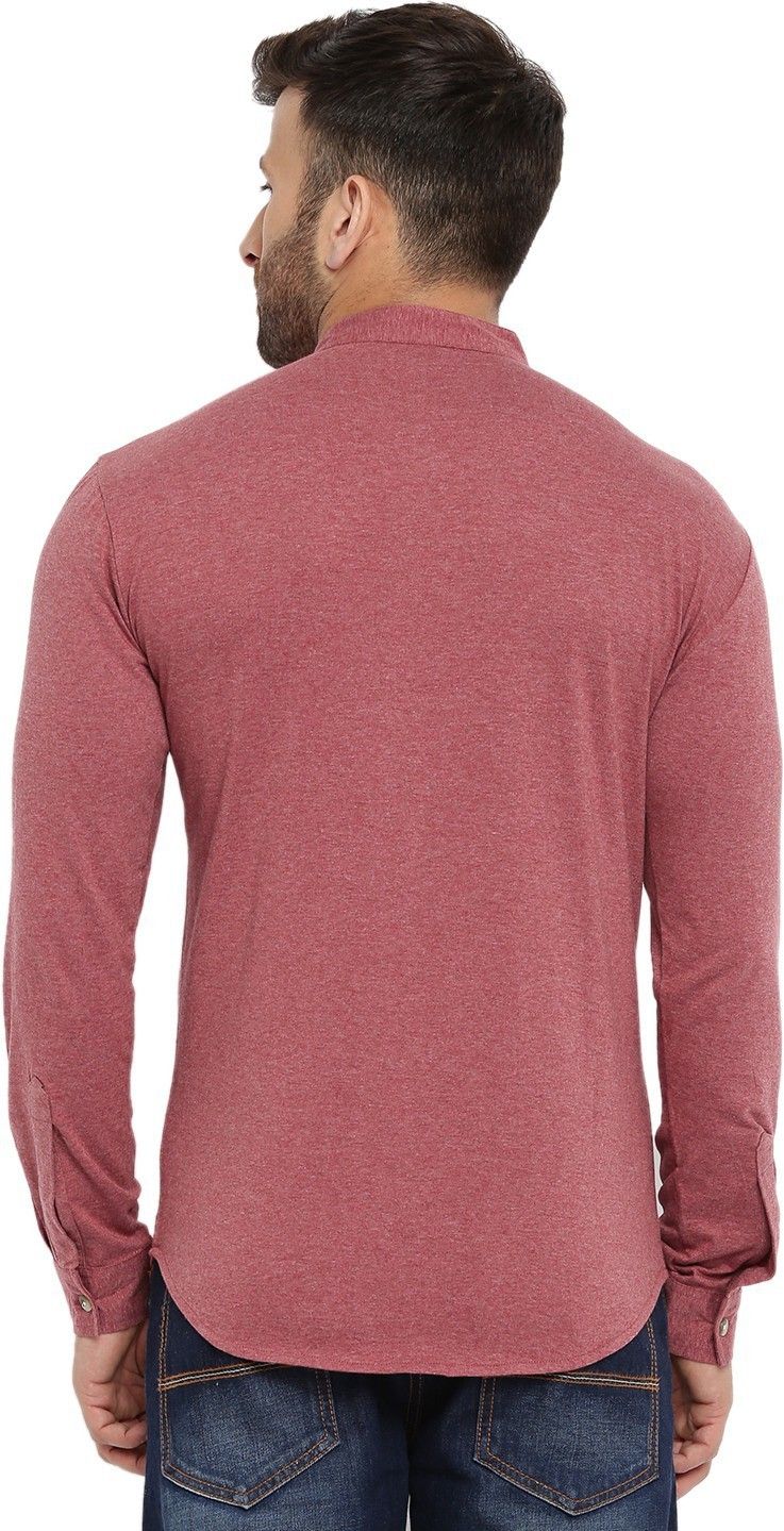 Pink Full Sleeve Cotton Shirt