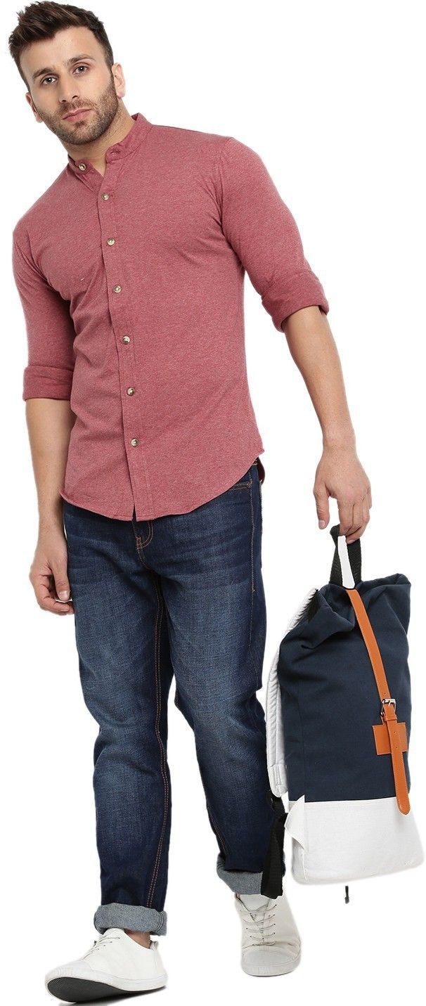 Pink Full Sleeve Cotton Shirt