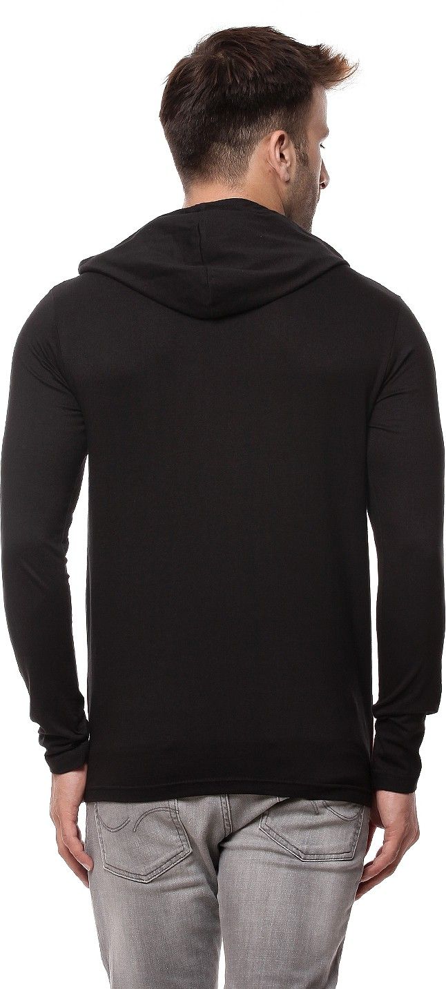 Multi Color block Hooded Cotton T-Shirt