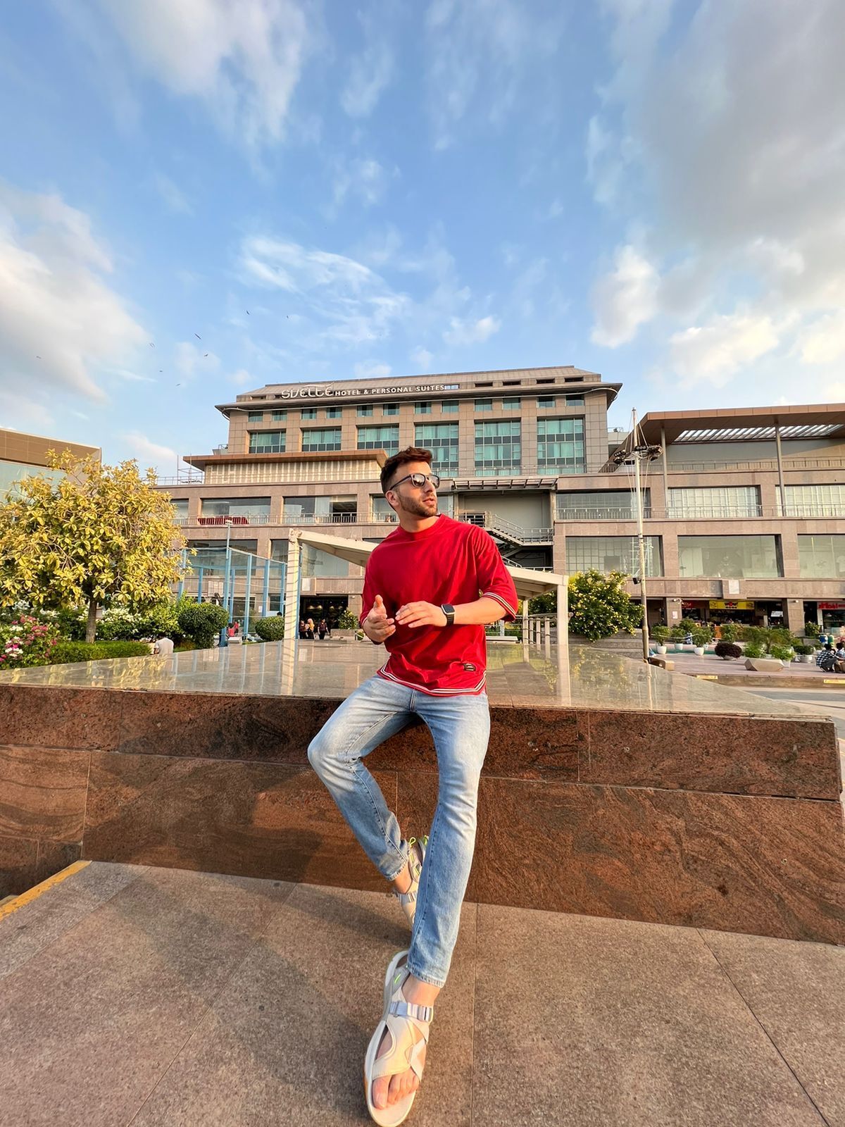 Red Men Oversized T-Shirt